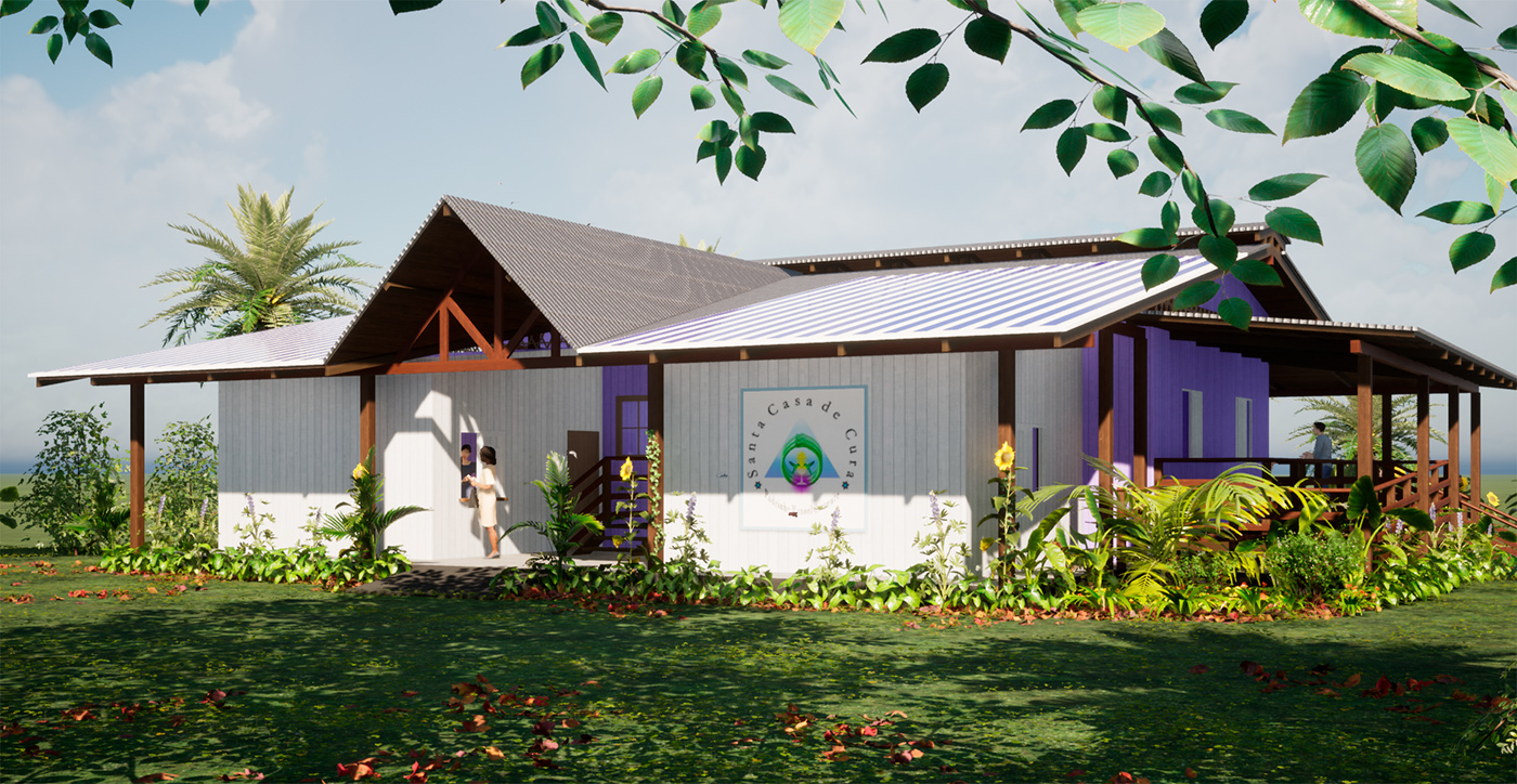 Foto santa Casa reformada em 3D